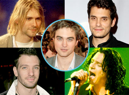 Kurt Cobain, John Mayer, JC Chasez, Michael Hutchence, Robert Pattinson Kurt Cobain, John Mayer, JC Chasez, Michael Hutchence, Robert Pattinson
